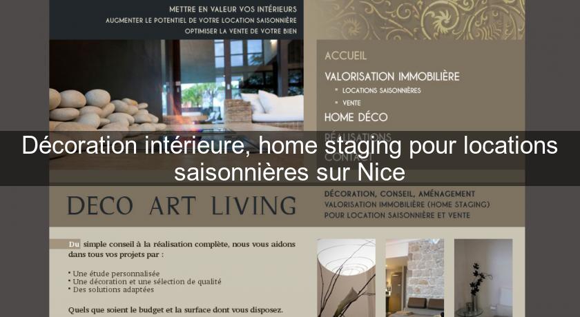 Décoration intérieure, home staging pour locations saisonnières sur Nice Décoration intérieure, home staging pour locations saisonnières sur Nice