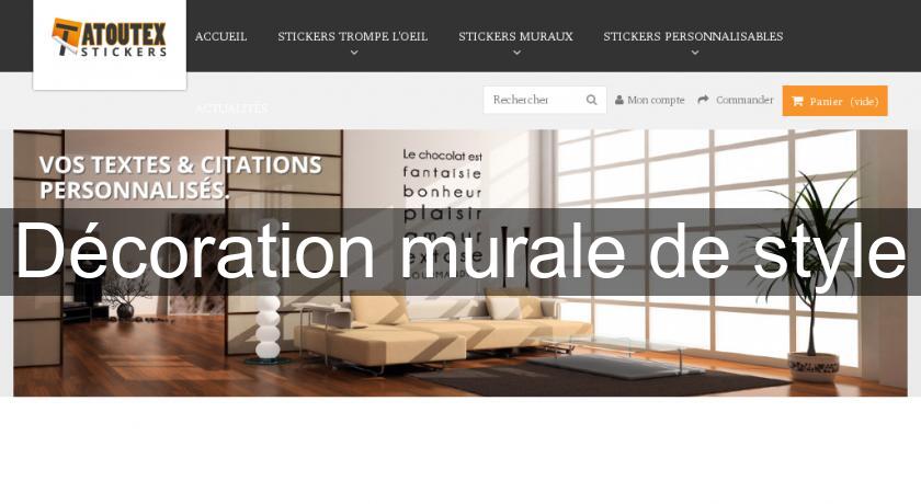 Décoration murale de style Décoration murale de style