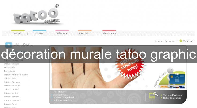 décoration murale tatoo graphic décoration murale tatoo graphic
