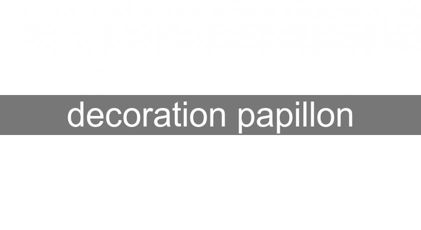 decoration papillon