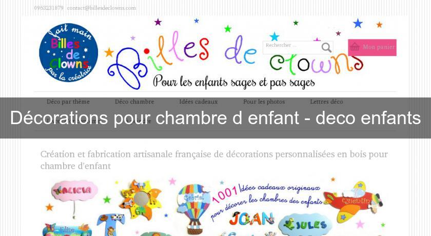 Décorations pour chambre d'enfant - deco enfants Décorations pour chambre d'enfant - deco enfants