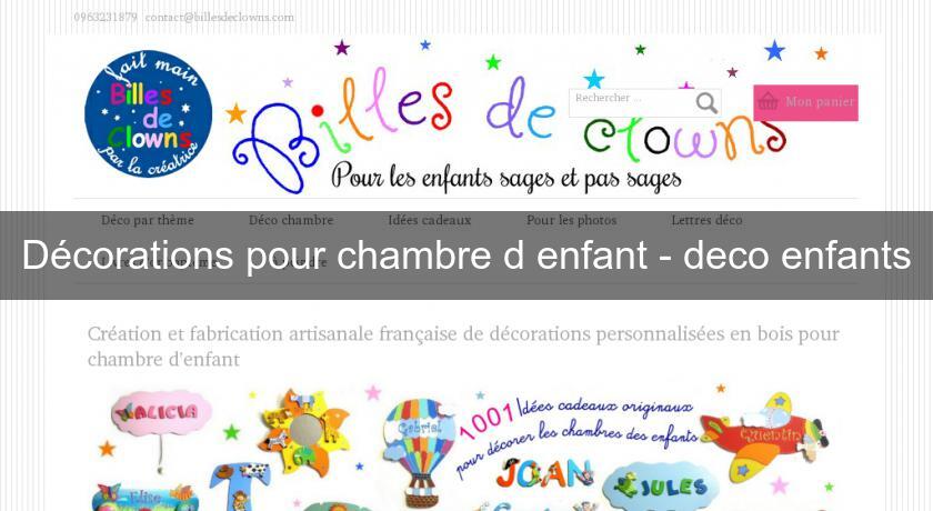 Décorations pour chambre d'enfant - deco enfants