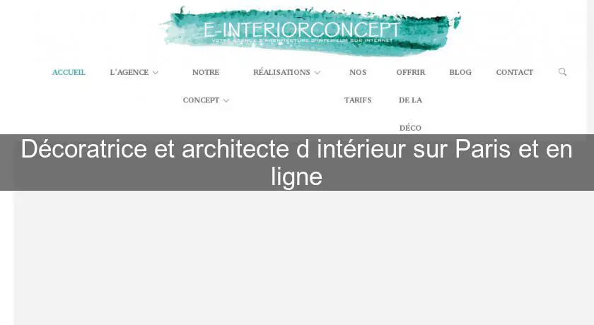 Décoratrice et architecte d'intérieur sur Paris et en ligne