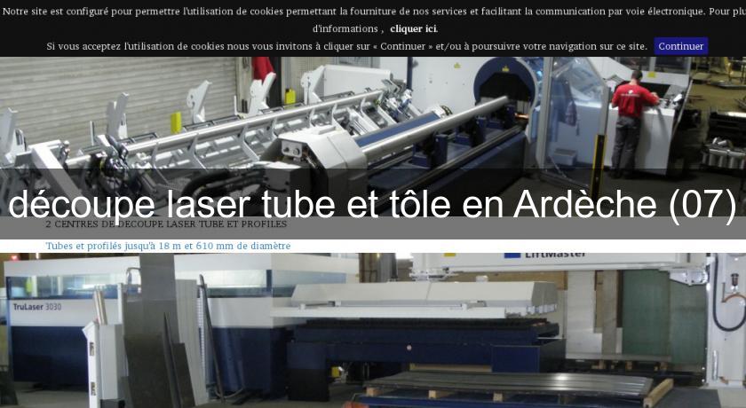 découpe laser tube et tôle en Ardèche (07) découpe laser tube et tôle en Ardèche (07)