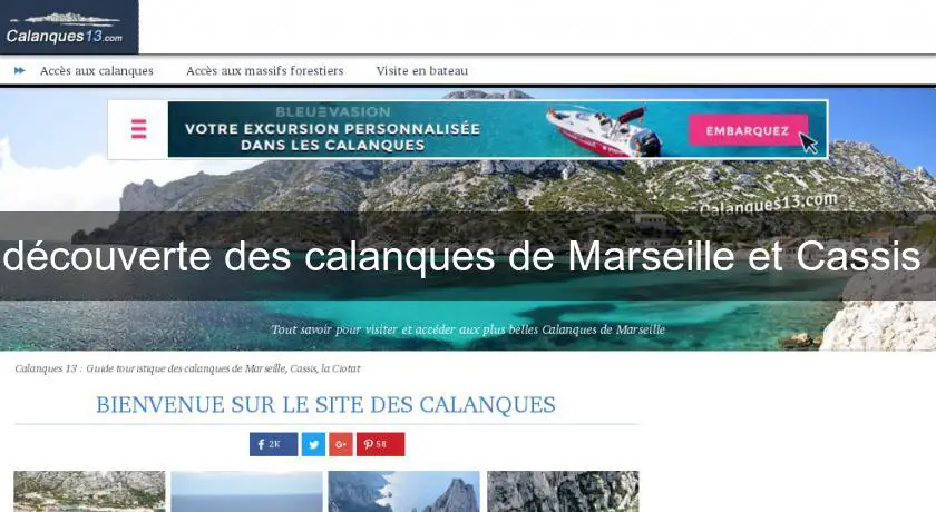 découverte des calanques de Marseille et Cassis 