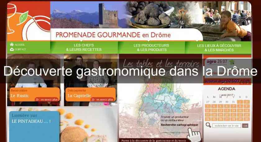 Découverte gastronomique dans la Drôme