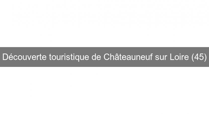 Découverte touristique de Châteauneuf sur Loire (45)