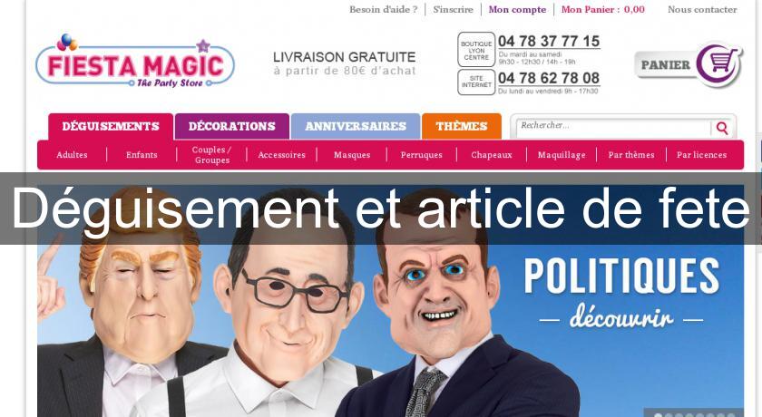Déguisement et article de fete Déguisement et article de fete