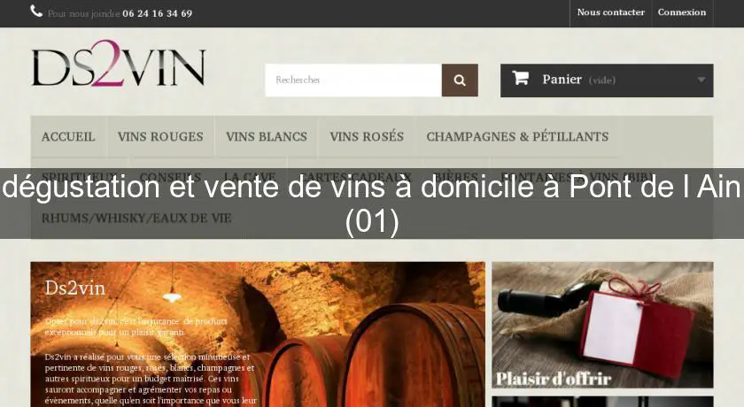 dégustation et vente de vins à domicile à Pont de l'Ain (01)