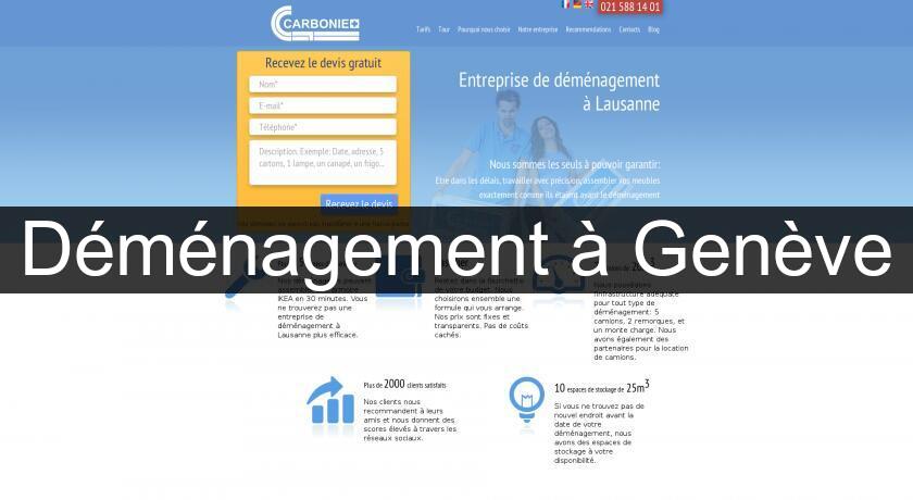 Déménagement à Genève Déménagement à Genève