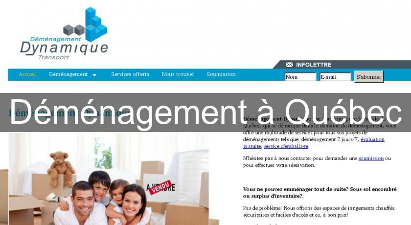 Déménagement à Québec Déménagement à Québec