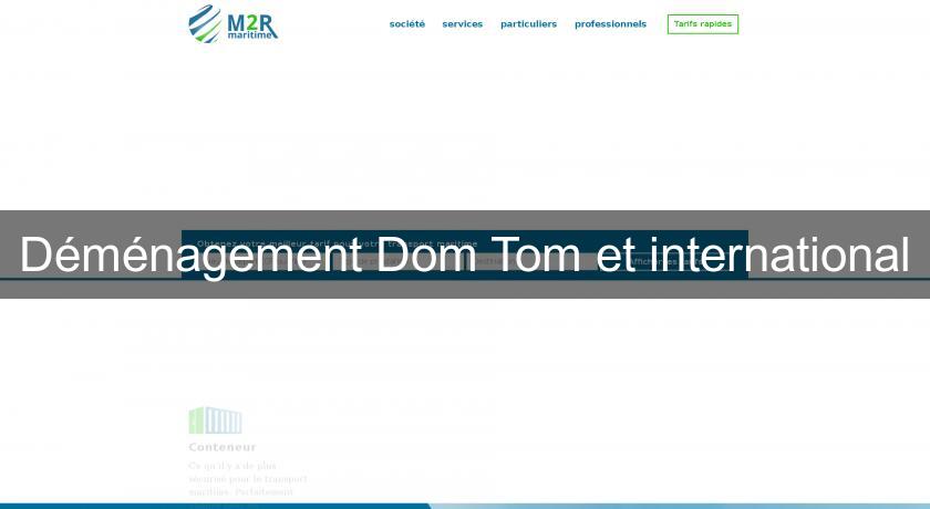 Déménagement Dom Tom et international