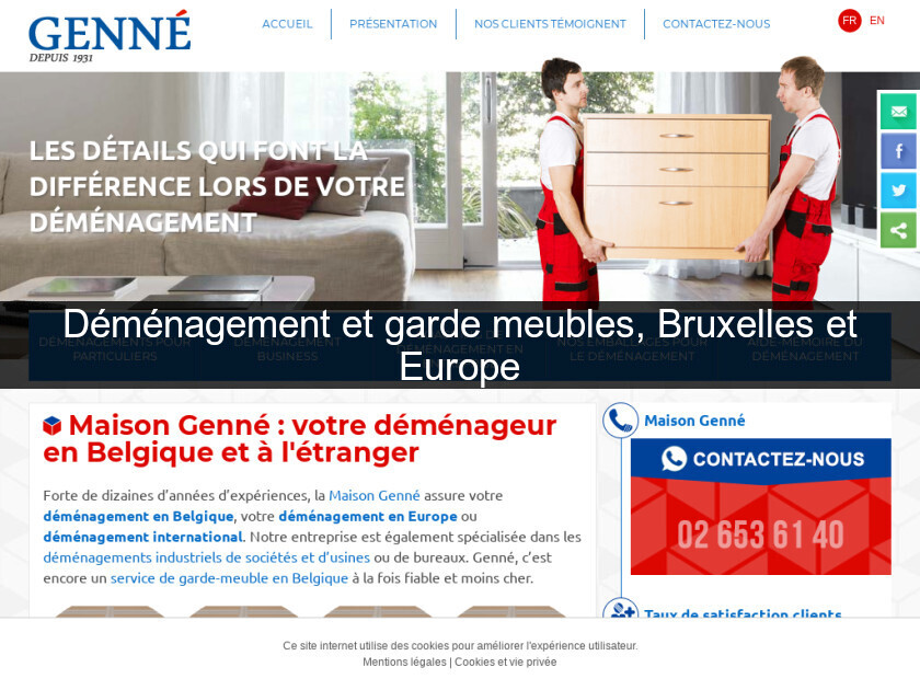 Déménagement et garde meubles, Bruxelles et Europe Déménagement et garde meubles, Bruxelles et Europe