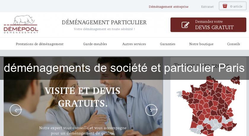 déménagements de société et particulier Paris