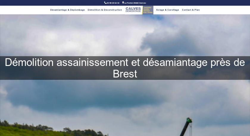Démolition assainissement et désamiantage près de Brest Démolition assainissement et désamiantage près de Brest