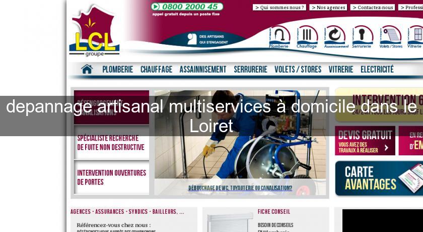 depannage artisanal multiservices à domicile dans le Loiret depannage artisanal multiservices à domicile dans le Loiret