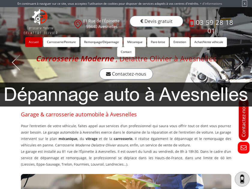 Dépannage auto à Avesnelles Dépannage auto à Avesnelles