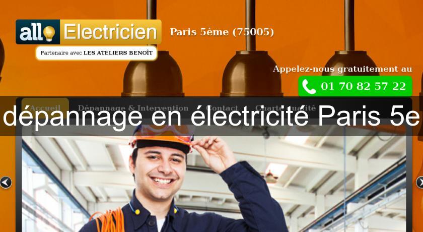 dépannage en électricité Paris 5e dépannage en électricité Paris 5e