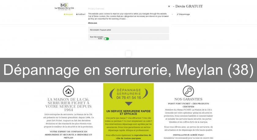 Dépannage en serrurerie, Meylan (38) Dépannage en serrurerie, Meylan (38)