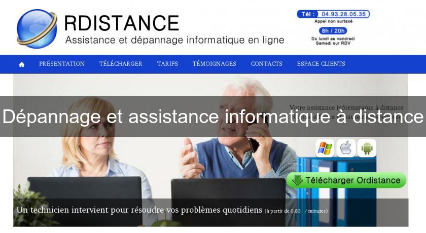 Dépannage et assistance informatique à distance