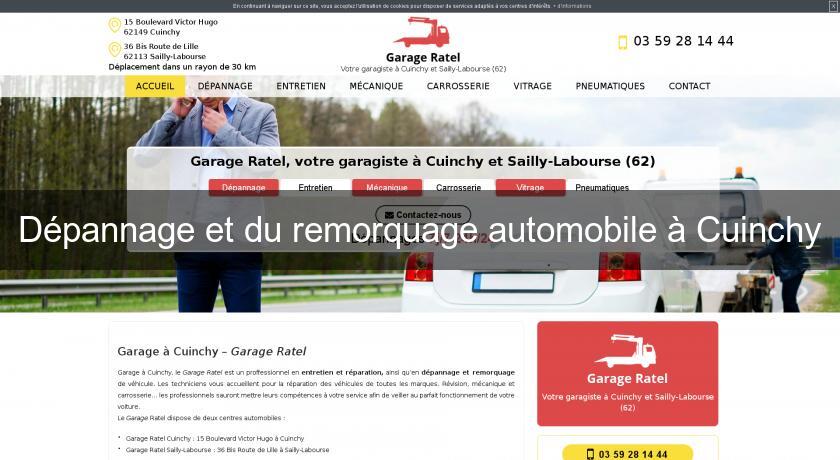 Dépannage et du remorquage automobile à Cuinchy Dépannage et du remorquage automobile à Cuinchy
