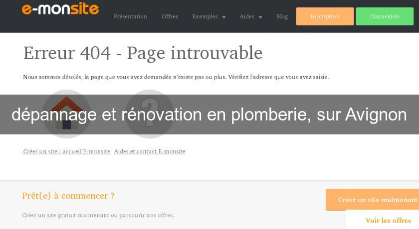 dépannage et rénovation en plomberie, sur Avignon dépannage et rénovation en plomberie, sur Avignon