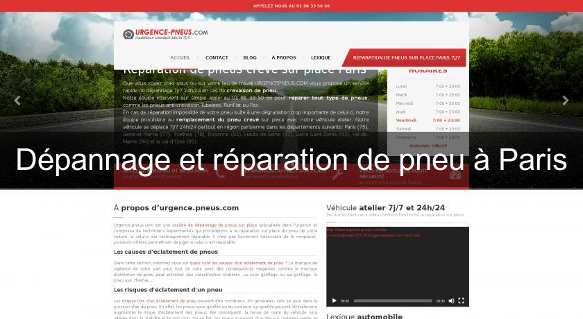 Dépannage et réparation de pneu à Paris Dépannage et réparation de pneu à Paris