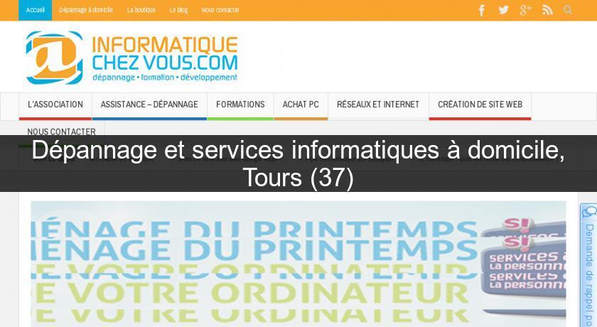 Dépannage et services informatiques à domicile, Tours (37)