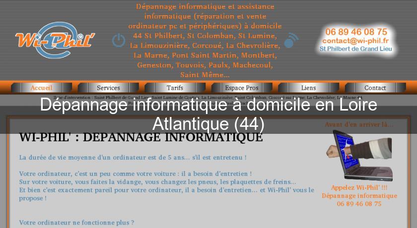 Dépannage informatique à domicile en Loire Atlantique (44) Dépannage informatique à domicile en Loire Atlantique (44)