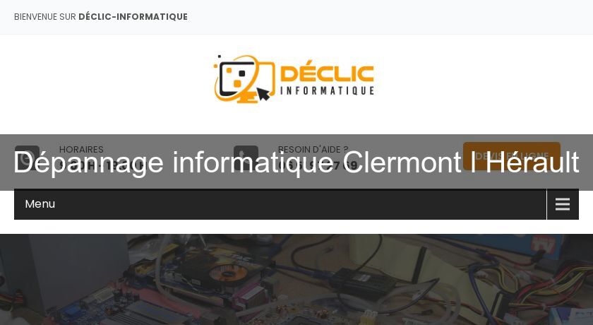 Dépannage informatique Clermont l'Hérault