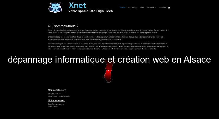 dépannage informatique et création web en Alsace