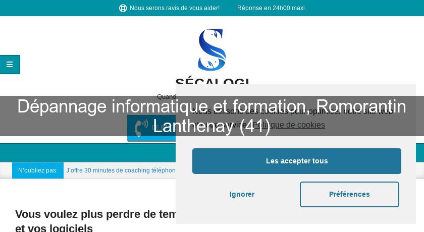 Dépannage informatique et formation, Romorantin Lanthenay (41) Dépannage informatique et formation, Romorantin Lanthenay (41)