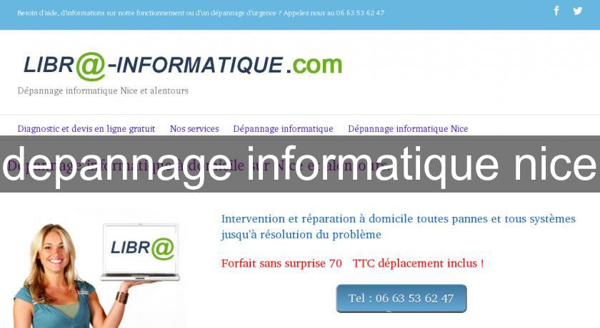 depannage informatique nice