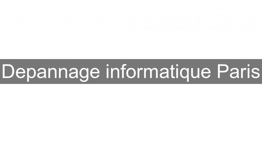 Depannage informatique Paris Depannage informatique Paris