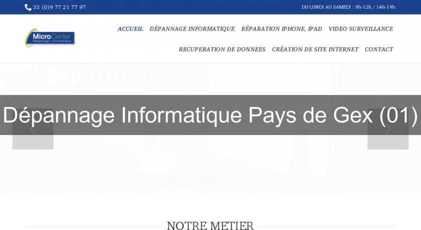 Dépannage Informatique Pays de Gex (01)