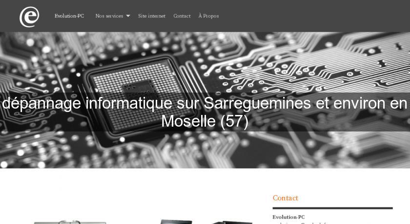 dépannage informatique sur Sarreguemines et environ en Moselle (57)