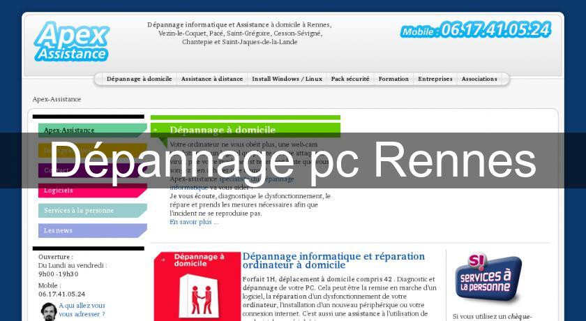 Dépannage pc Rennes Dépannage pc Rennes