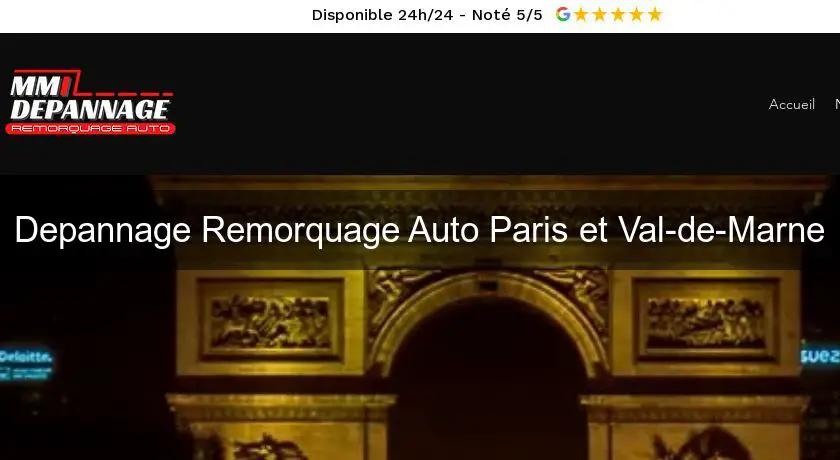 Depannage Remorquage Auto Paris et Val-de-Marne