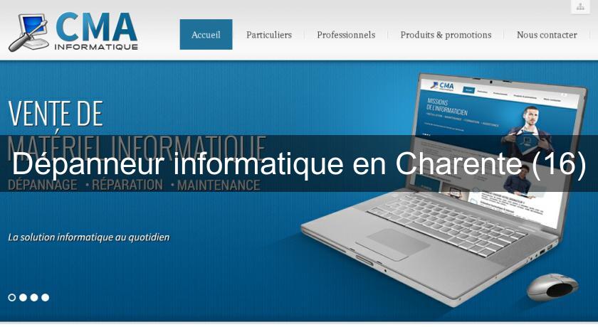 Dépanneur informatique en Charente (16)