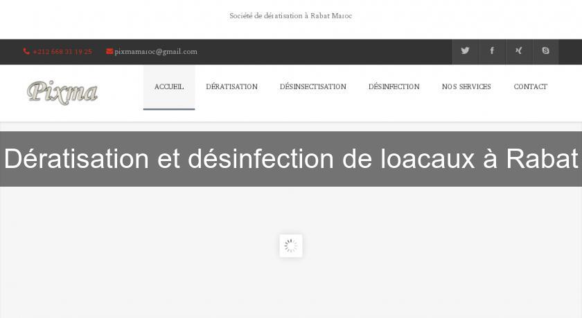 Dératisation et désinfection de loacaux à Rabat