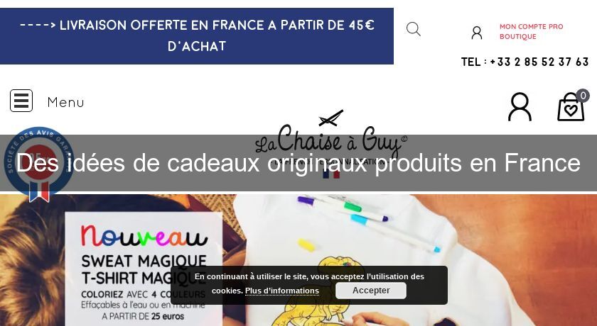 Des idées de cadeaux originaux produits en France