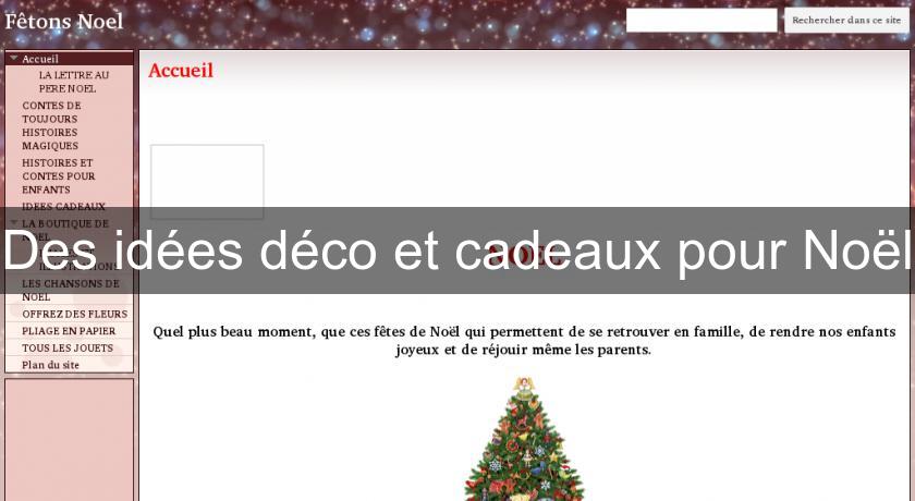 Des idées déco et cadeaux pour Noël