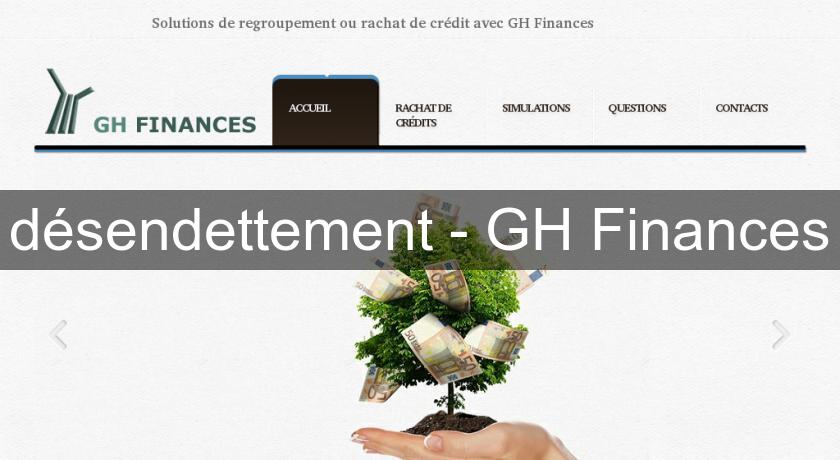 désendettement - GH Finances