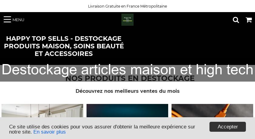 Destockage articles maison et high tech