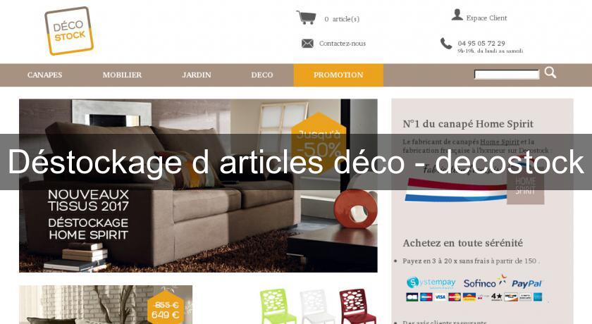 Déstockage d'articles déco - decostock Déstockage d'articles déco - decostock