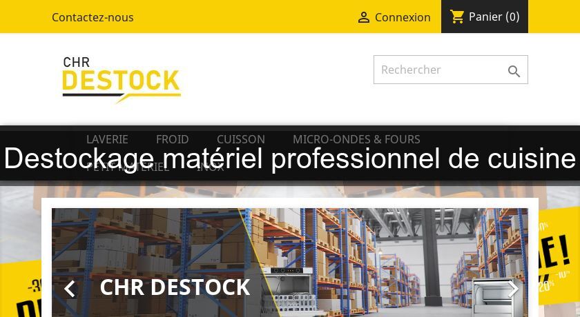 Destockage matériel professionnel de cuisine