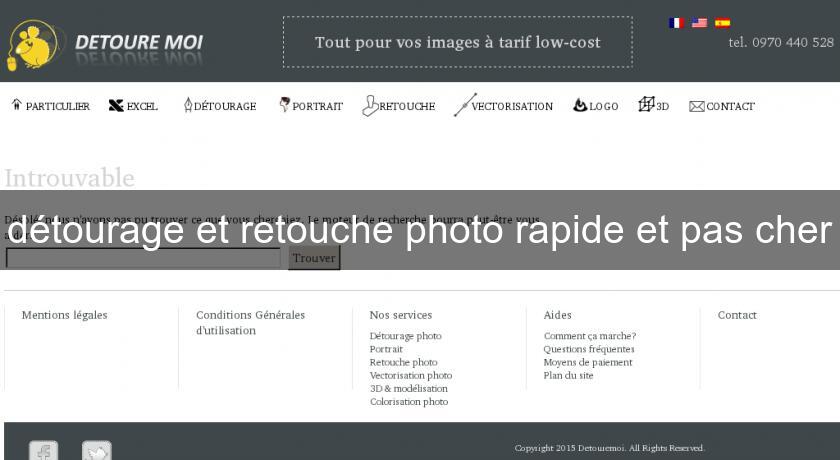 détourage et retouche photo rapide et pas cher