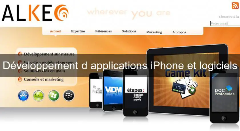 Développement d'applications iPhone et logiciels