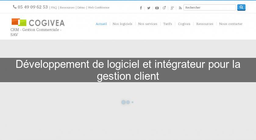 Développement de logiciel et intégrateur pour la gestion client