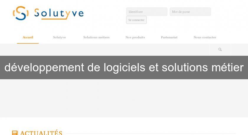 développement de logiciels et solutions métier développement de logiciels et solutions métier